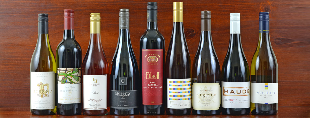 Mixed bottles of top quality wines